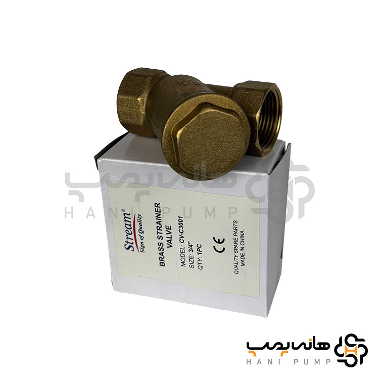 شیر صافی 3/4 برنجی استریم CV-C3001