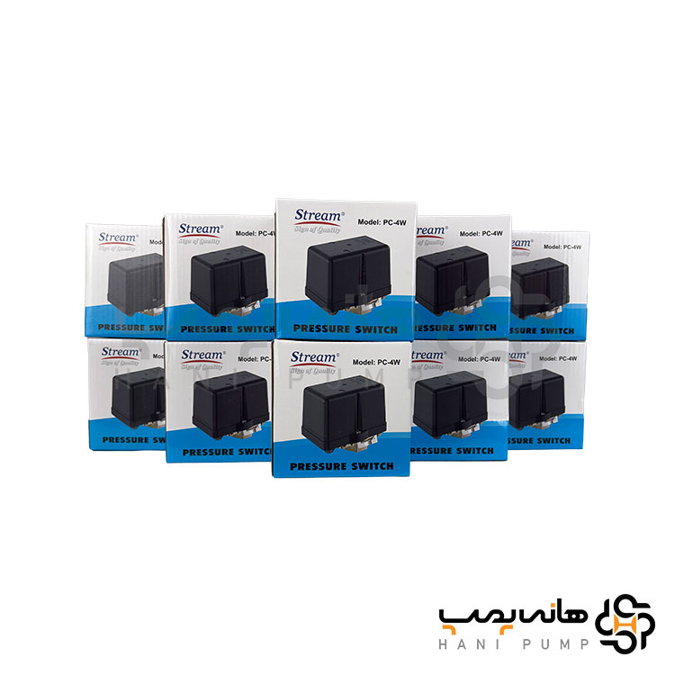 کلید اتوماتیک پمپ آب استریم مدل PC-4W بسته 10 عددی